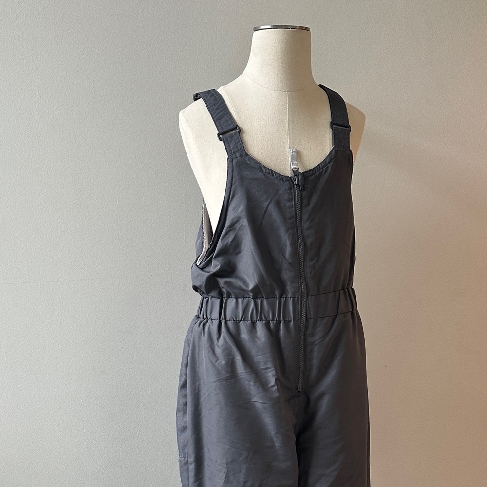 Gray Snow Bib